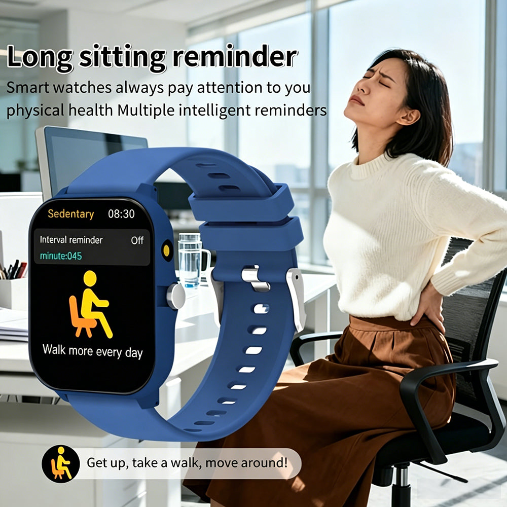 Novo Smartwatch 2026, Tela Sensível ao Toque HD de 1,83 polegadas, Suporta Chamadas/Notificações de Mensagens, Múltiplos Modos Esportivos, Reprodução de Música