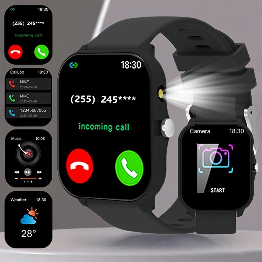 Novo Smartwatch 2026, Tela Sensível ao Toque HD de 1,83 polegadas, Suporta Chamadas/Notificações de Mensagens, Múltiplos Modos Esportivos, Reprodução de Música